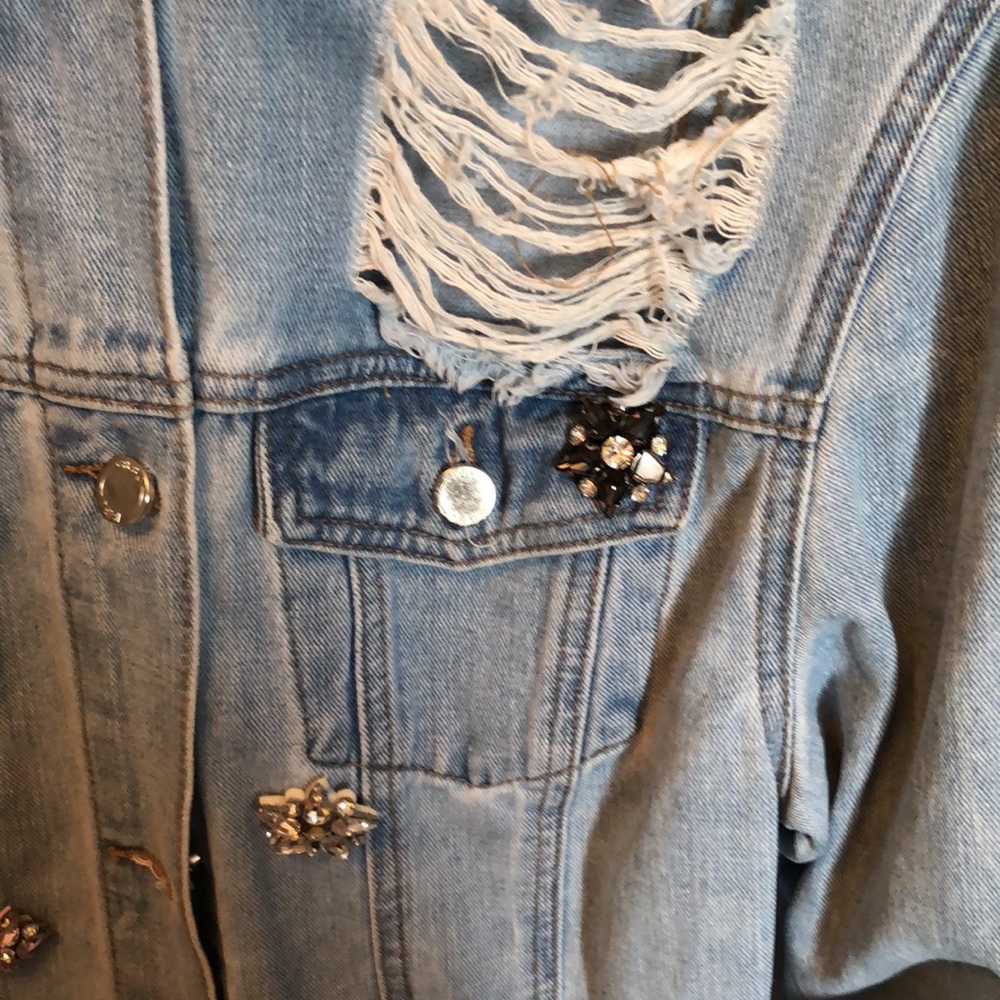 Embellished Jean Jacket - Picture 3 of 4